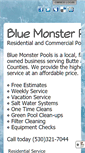 Mobile Screenshot of bluemonsterpools.com